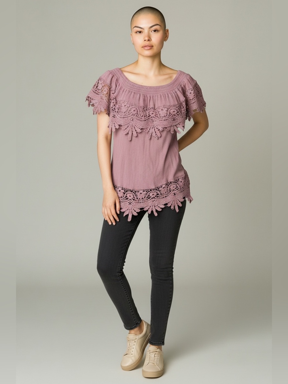 Pie in the Sky Pink Shirt - Medium